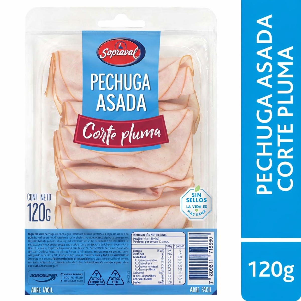 Pechuga de Pavo Asada Corte Pluma